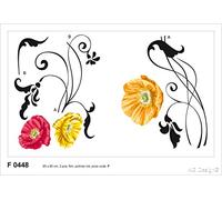 AG Design f 0448 autkleber Coquelicots Autocollant de Mur