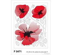 AG Design f 0471 autkleber Coquelicots Autocollant de Mur
