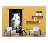 AG Design fcpl 6520 Chevaux, voilage/Rideau, 1 Partie, plastique, multicolore, 140 x 245 cm Multicolore G