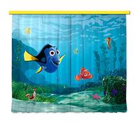 AG Design FCSXL 4320 Rideau, Light, 100% PES, Multicolore, 180 x 160 cm