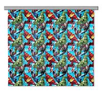 AG Design FCSXL 4341 Rideau, Light, 100% PES, Multicolore, 180 x 160 cm