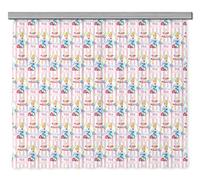 AG Design FCSXL 4361 Rideau, Light, 100% PES, Multicolore, 180 x 160 cm