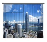 AG Design FCSXXL 7407 Rideau, Light, 100% PES, Multicolore, 280 x 245 cm