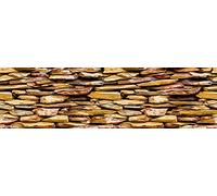 AG Design - Frise Murale Adhesive - des Pierres - Auto-adhesif - Frise autocollante - Sticker Mural - 0,14 x 5 m - WB 8241