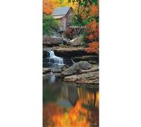 AG Design - Papiers Peints intissé - Moulin d'automne - Tapisserie Photo - Poster Photo géant - 90 x 202 cm - 1 lés - FTNV 2872 G