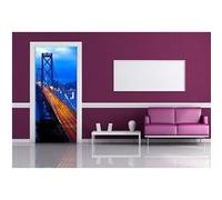 AG Design - Papiers Peints intissé - Pont de Nuit - Tapisserie Photo - Poster Photo géant - 90 x 202 cm - 1 lés - FTNV 2903 G