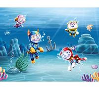 AG Design Paw Patrol FTDN XXL 5076 Papier Peint intissé pour Chambre d'enfant Motif Monde sous-Marin 360 x 270 cm Multicolore