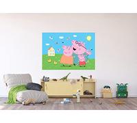 AG Design Peppa Pig Papier peint photo pour chambre d'enfant 155 x 110 cm