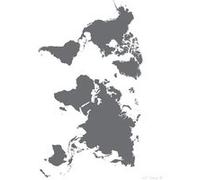 AG Design Stickers f 1041 autkleber Mural Motif Carte du Monde G