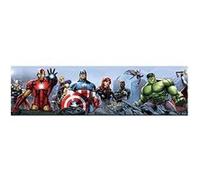 Ag design wbd 8077marvel avengers, frise adhésive, 0,14x 5m-1rouleau, papier, colorful, 500x 14cm G
