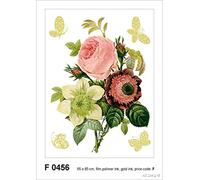 AG f 0456 autkleber Mural Design Autocollants en Forme de Fleurs