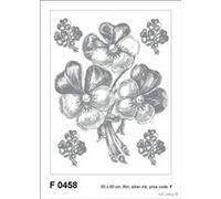 AG f 0458 autkleber Mural Design Autocollants en Forme de Fleurs G