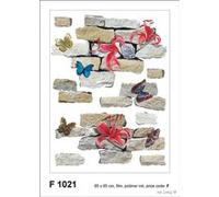 AG f 1021 autkleber mural design autocollants en forme de fleurs G