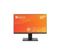 AG Neovo LA-2202 Écran LCD LED 21.5" Full HD 1920x1080, dalle VA, 5ms, HDMI/DisplayPort/VGA, HP intégrés, montage VESA 75x75, Noir
