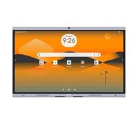 AG Neovo Tableau intelligent de 75" avec caméra et microphone, tableau blanc interactif certifié Google EDLA pour entreprise, Android 13, partage d'écran sans fil, tableau blanc numérique (IFP7504P-AO