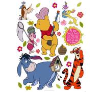 AG ART Stickers géant Winnie l'Ourson à la chasse Disney Multicolors
