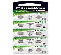 AG13 LR44 A76 RW82 357 L1154 bouton alcalines 1,5 V piles alcalines electrosmart Lot de 10 piles pour montres, lampes Torches LED, etc.