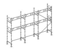 AG60 Echafaudage façadier 60 m² garde-corps Echafaudages stephanois