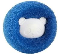 Ag895 Éponge De Lavage Anti-Peluche Bleue