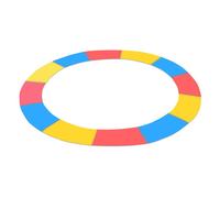 Aga Couvre-ressorts ovale pour les trampolines 250 cm Tricolore, coussin de protection