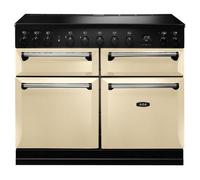 AGA Masterchef Deluxe 110 Cuisinière Electrique Plaque avec zone à induction Chrome, Crème