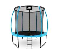 Aga SPORT EXCLUSIVE Trampoline 250 cm Bleu clair + filet de protection + échelle