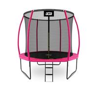 Aga SPORT EXCLUSIVE Trampoline 250 cm Rose + filet de protection + échelle
