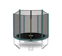 Aga SPORT TOP Trampoline 250 cm Vert foncé + filet de protection + échelle
