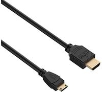 Agagadgets 3 m/3 m Mini HDMI (type C) vers HDMI (type A) | Cordon de câble pour connecter Nikon D3300 appareil photo vers TV, HDTV, LCD, Plasma, moniteur, Vidéoprojecteur avec port HDMI