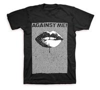 Against Me! Lips T-Shirt Black 3XL