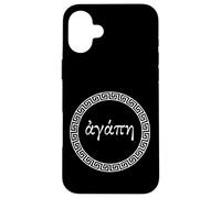 Agape signifiant l'amour dans la Langue Grecque Foi chrétienne Grecque Coque pour iPhone 16 Plus