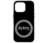 Agape signifiant l'amour dans la Langue Grecque Foi chrétienne Grecque Coque pour iPhone 16 Pro
