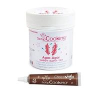 Agar-agar en poudre + Stylo chocolat
