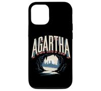 Agartha City T-Shirt OVNI Théorie du Complot Jeu De Coque pour iPhone 12/12 Pro