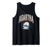 Agartha City T-Shirt OVNI Théorie du Complot Jeu De Débardeur