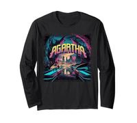 Agartha City T-Shirt OVNI Théorie du Complot Jeu De Manche Longue
