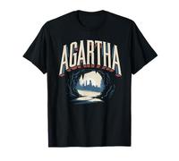 Agartha City T-Shirt OVNI Théorie du Complot Jeu De T-Shirt
