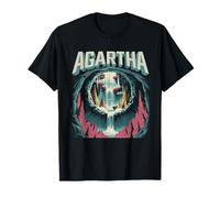 Agartha City T-Shirt OVNI Théorie du Complot Jeu De T-Shirt