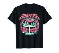 Agartha City T-Shirt OVNI Théorie du Complot Jeu De T-Shirt