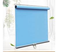 Agashi Stores Enroulables Occultants, Stores Enroulables Rétractables Automatiques, Sans Perçage, Stores Portables, Rideaux de Fenêtre Intimité/Blue/32 * 200Cm(12.6 * 78.7In)