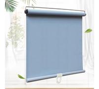 Agashi Stores Enroulables Occultants, Stores Enroulables Rétractables Automatiques, Sans Perçage, Stores Portables, Rideaux de Fenêtre Intimité/Gray/130 * 150Cm(51.2 * 59In)