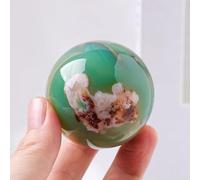Agate Balls Sphere Crystal Worry Stone Quartz Gemstone Polished Palm Tumbled Gems Anxiety Stress Fengshui,50~55mm Gemstone Stone