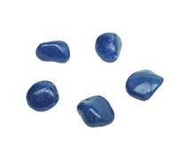 Agate bleue I Pierre polie I Pierre précieuse I Lithothérapie I Pierre porte-bonheur I Pierre chakra (3 pièces)