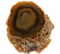 AGATE - Pierre Naturelle en Provenance du Brésil, 1 seule ville d'origine - Pierre précieuse aux couleurs vibrantes et motifs uniques - 3220.0 ct - Certificat d'Authenticité Inclus 106 x 90 x 40 mm G