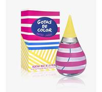 Agatha Ruiz de la Prada Perfumes - GOTAS DE COLOR ENTRE LINEAS EDT pour Femme - Longue Durée - Parfum amusante et vibrante - Notes fruitées et florales - Idéal pour la journée - 100 ml
