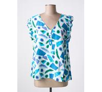 agathe & louise chemisiers et blouses femme de couleur bleu 40