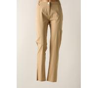 agathe & louise pantalons femme de couleur beige 46