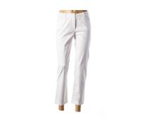 agathe & louise pantalons femme de couleur blanc