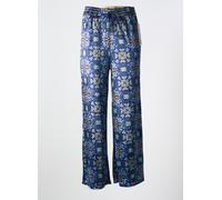 agathe & louise pantalons femme de couleur bleu 40