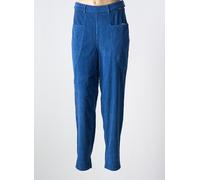 agathe & louise pantalons femme de couleur bleu 40
